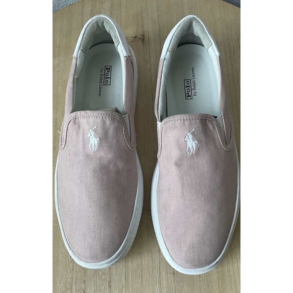 New Polo Ralph Lauren pony slip on womens sneakers 10